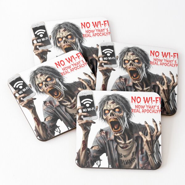 Item preview, Zombie Without Wi-Fi – Now That’s a Real Apocalypse! designed and sold by Drevorezkin.