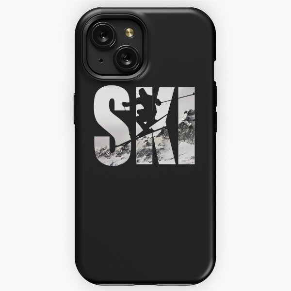 Skiing Gifts For People Who Love To Ski iPhone Tough Case
