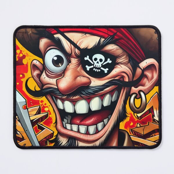 Item preview, Vibrant Pirate Graffiti - Urban Street Art designed and sold by aminz4.