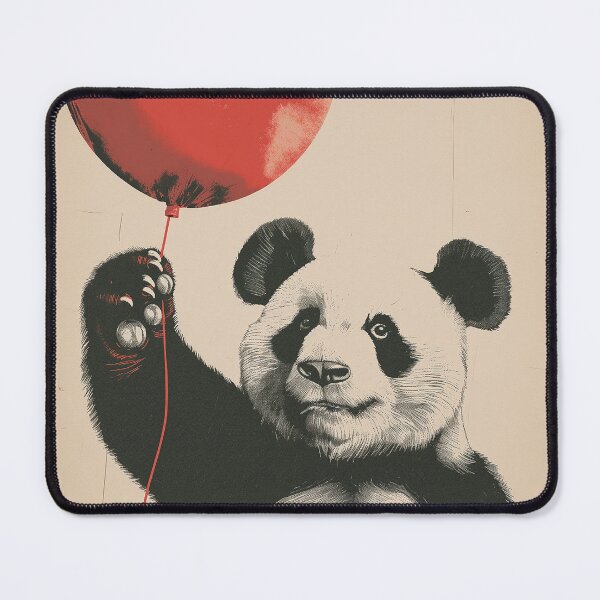 Item preview, Vintage Panda – Timeless Balloon Art designed and sold by djovan.