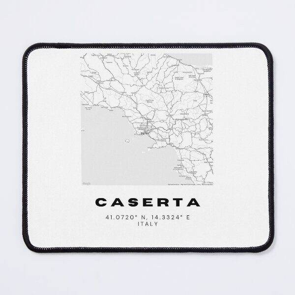 Item preview, Minimalist Caserta Map Art - Italy City Coordinates Design designed and sold by RM-Journey.