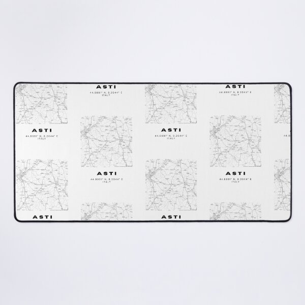 Item preview, Minimalist Asti Map Art - Italy City Coordinates Design designed and sold by RM-Journey.