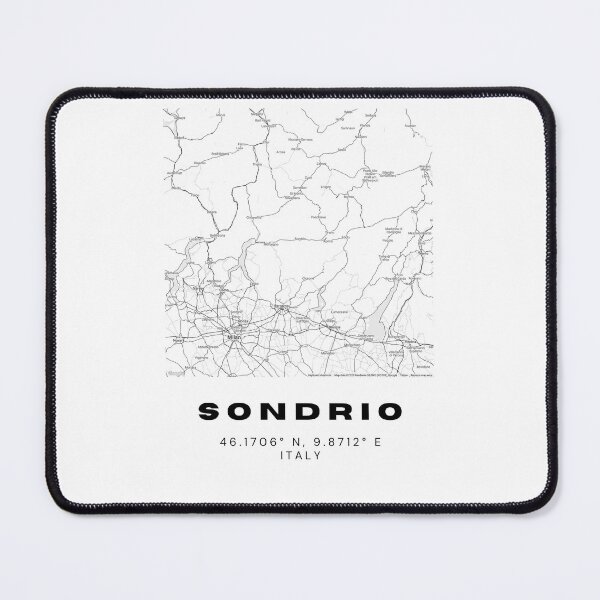 Item preview, Minimalist Sondrio Map Art - Italy City Coordinates Design designed and sold by RM-Journey.
