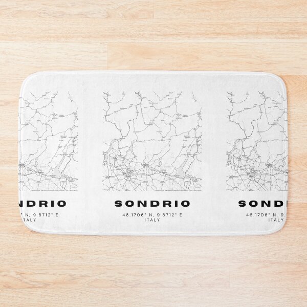 Item preview, Minimalist Sondrio Map Art - Italy City Coordinates Design designed and sold by RM-Journey.