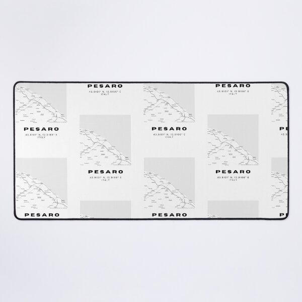 Item preview, Minimalist Pesaro Map Art - Italy City Coordinates Design designed and sold by RM-Journey.
