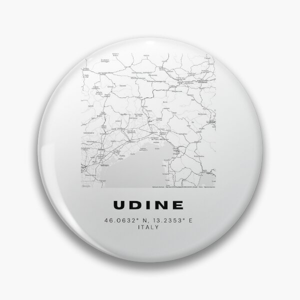 Item preview, Minimalist Udine Map Art - Italy City Coordinates Design designed and sold by RM-Journey.