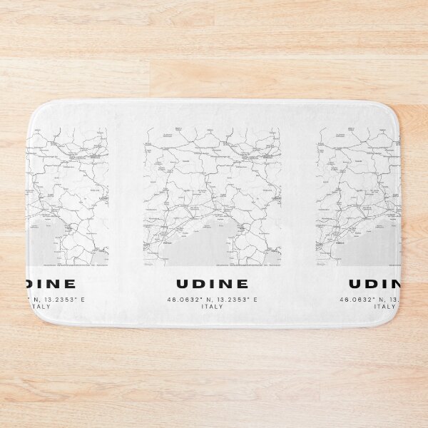 Item preview, Minimalist Udine Map Art - Italy City Coordinates Design designed and sold by RM-Journey.