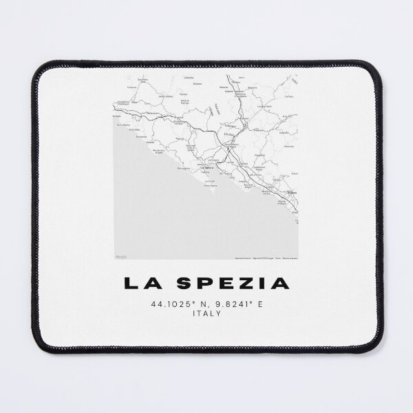 Item preview, Minimalist La Spezia Map Art - Italy City Coordinates Design designed and sold by RM-Journey.