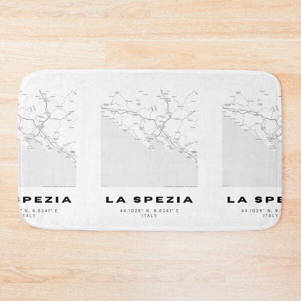 Item preview, Minimalist La Spezia Map Art - Italy City Coordinates Design designed and sold by RM-Journey.