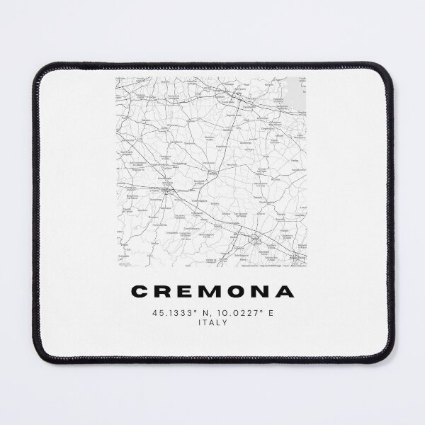 Item preview, Minimalist Cremona Map Art - Italy City Coordinates Design designed and sold by RM-Journey.