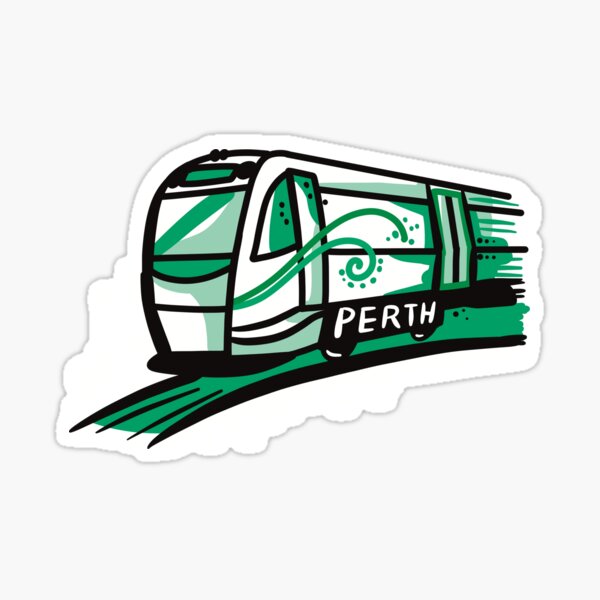 Item preview, Perth Green train designed and sold by jasmineberry.