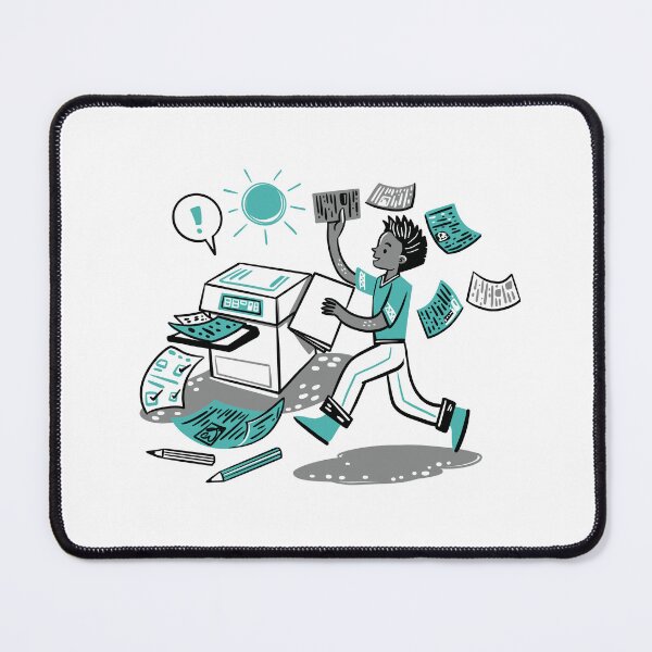 Item preview, A teacher furiously Photocopying ! designed and sold by jasmineberry.