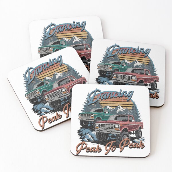 Item preview, Dancing Peak to Peak – Classic Off-Roading Vintage Truck Adventure designed and sold by EpochFusion.