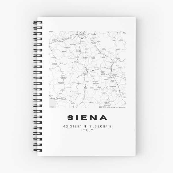 Item preview, Minimalist Siena Map Art - Italy City Coordinates Design designed and sold by RM-Journey.