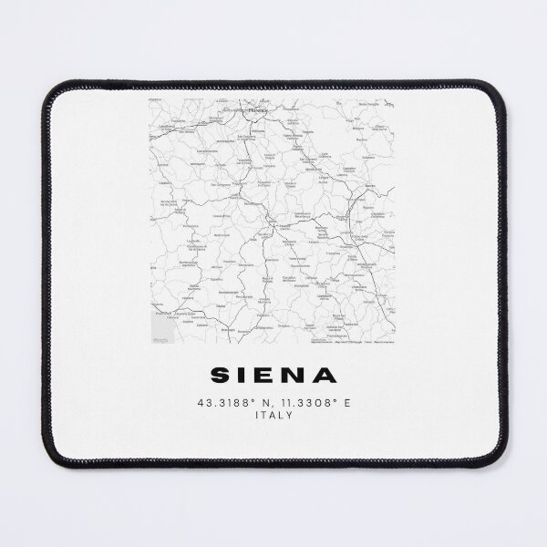 Item preview, Minimalist Siena Map Art - Italy City Coordinates Design designed and sold by RM-Journey.