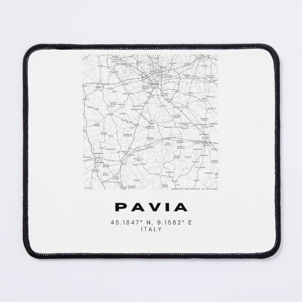 Item preview, Minimalist Pavia Map Art - Italy City Coordinates Design designed and sold by RM-Journey.
