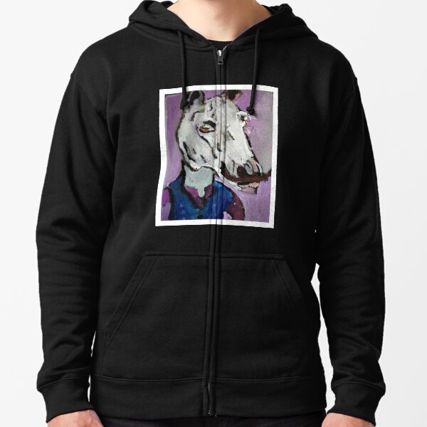 Horse Zipped Hoodie