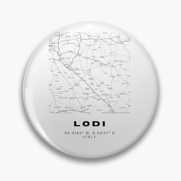 Artikelvorschau, Minimalistische Lodi-Kartenkunst – Design mit Stadtkoordinaten aus Italien entworfen und verkauft von RM-Journey.