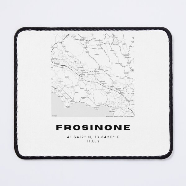Item preview, Minimalist Frosinone Map Art - Italy City Coordinates Design designed and sold by RM-Journey.