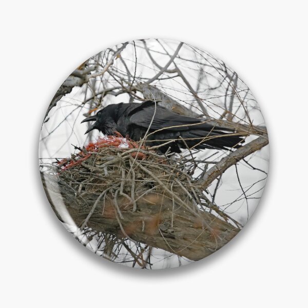 Item preview, Crow Visits Empty Nest designed and sold by CarolM.