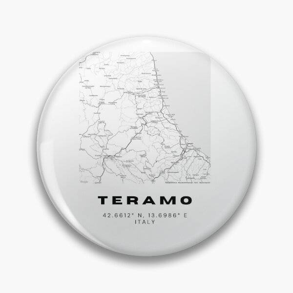 Item preview, Minimalist Teramo Map Art - Italy City Coordinates Design designed and sold by RM-Journey.