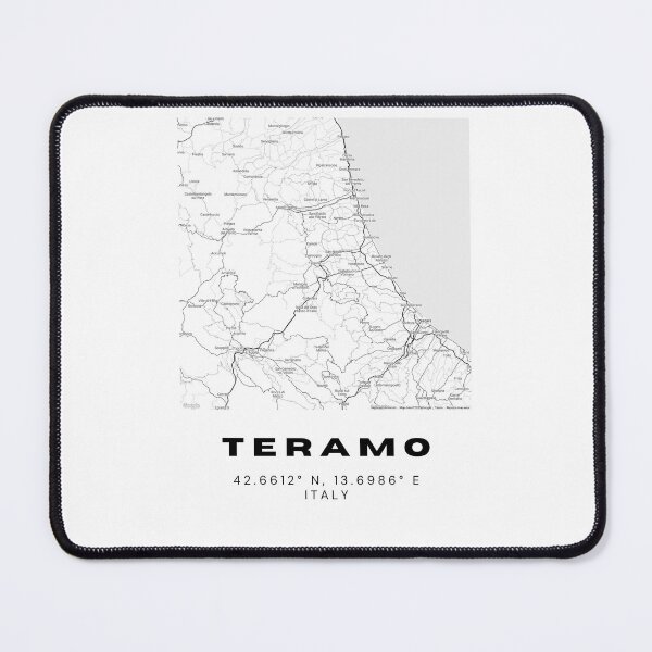 Item preview, Minimalist Teramo Map Art - Italy City Coordinates Design designed and sold by RM-Journey.