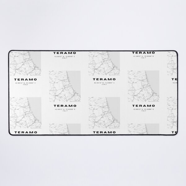 Item preview, Minimalist Teramo Map Art - Italy City Coordinates Design designed and sold by RM-Journey.