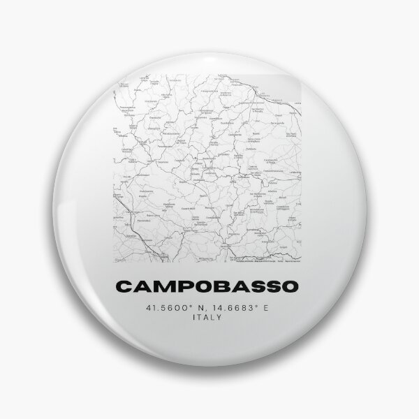 Item preview, Minimalist Campobasso Map Art - Italy City Coordinates Design designed and sold by RM-Journey.