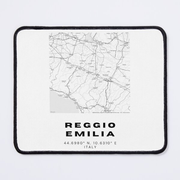Item preview, Minimalist Reggio Emilia Map Art - Italy City Coordinates Design designed and sold by RM-Journey.