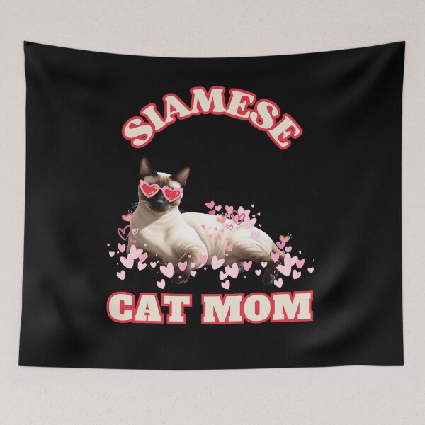 Item preview, Siamese cat mom designed and sold by Fateh-Kro ⭐⭐⭐⭐⭐.