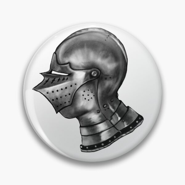 Item preview, Knight Helmet Side Profile designed and sold by BatSquatched.