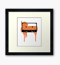 Cassette Tape Framed Print