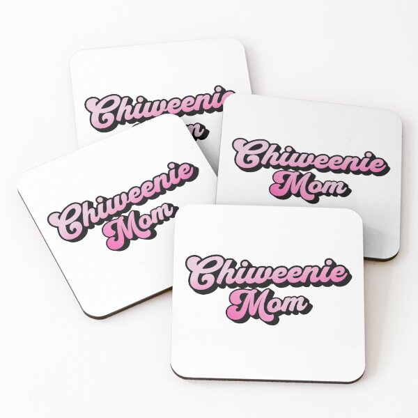 Item preview, Chiweenie Mom Cute Pink Cursive Summer Gift designed and sold by Guarddogdrive.