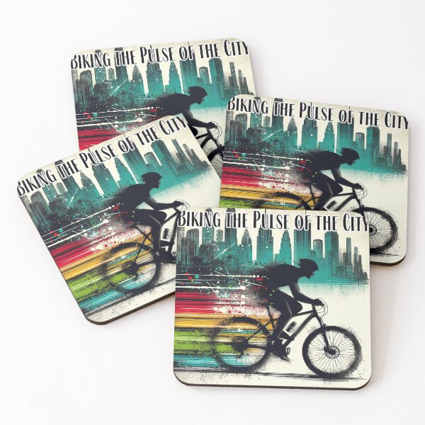 Item preview, Biking Through the City designed and sold by Dino-Lune.