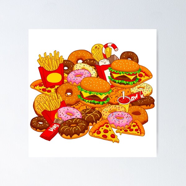 Item preview, AI Generated Image Of Fun Food designed and sold by TheArtistBunny.