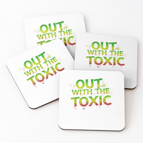 Item preview, OUT WITH THE TOXIC designed and sold by FitEnvy.