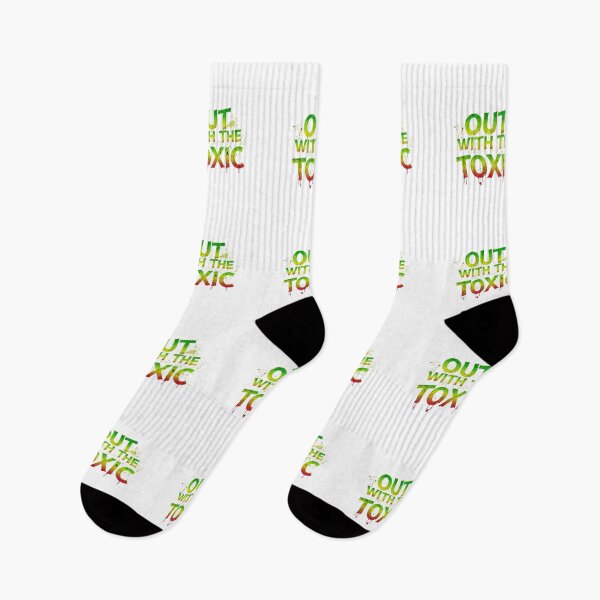 Item preview, OUT WITH THE TOXIC designed and sold by FitEnvy.
