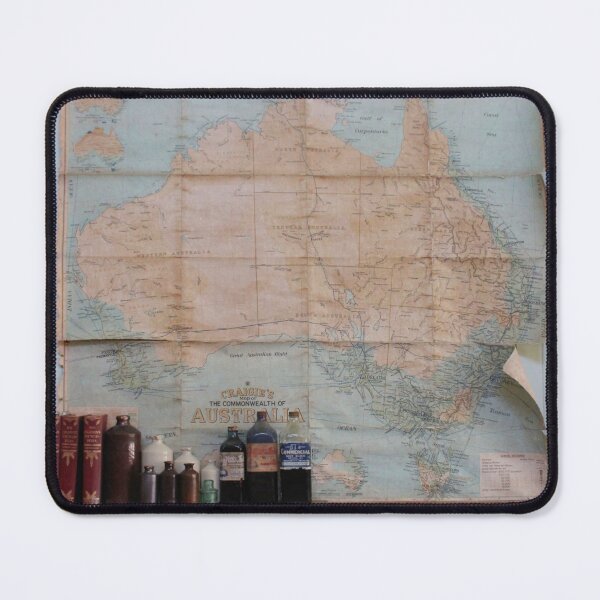 Item preview, Vintage map of the commonwealth of Australia  designed and sold by citrusapple.