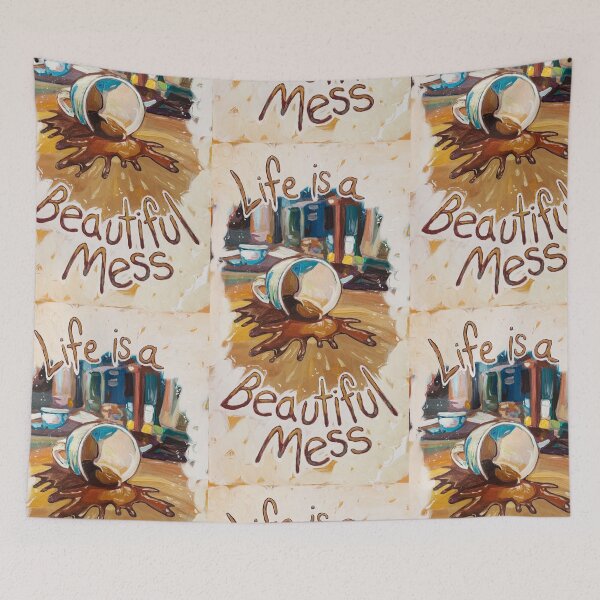 Item preview, Affirmations - Life Is A Beautiful Mess  designed and sold by CanvasCarousel.