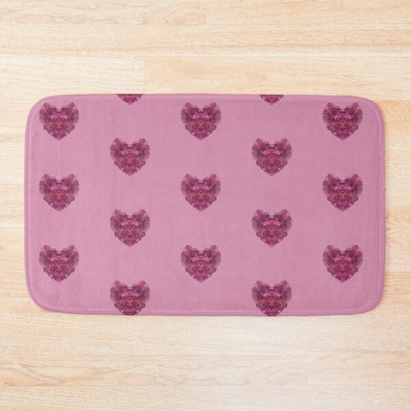 Item preview, Love pink heart design for printing designed and sold by MonoDigitalArt.