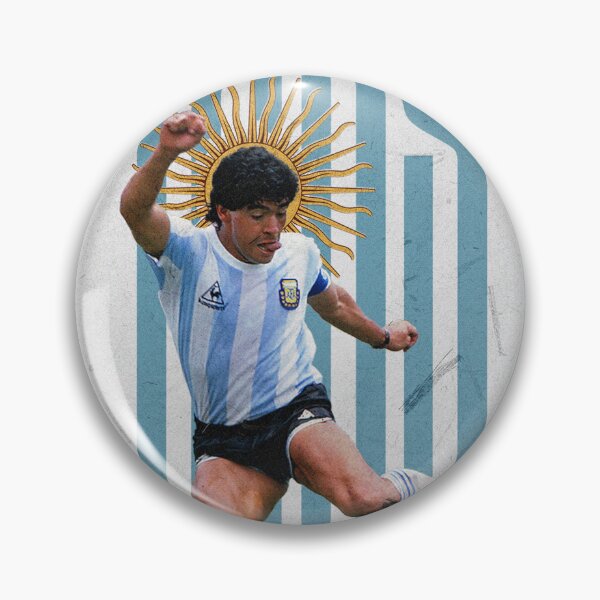 Item preview, El Pibe De Oro in dribbling designed and sold by iCloudArtShop.