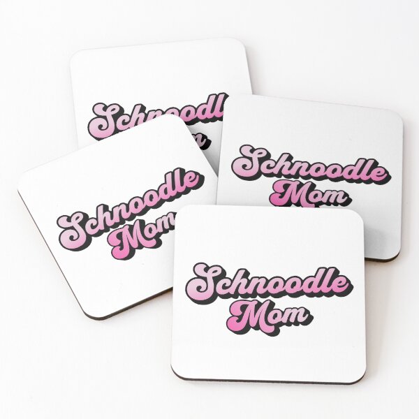 Item preview, Schnoodle Mom Cute Pink Cursive Summer Gift designed and sold by Guarddogdrive.