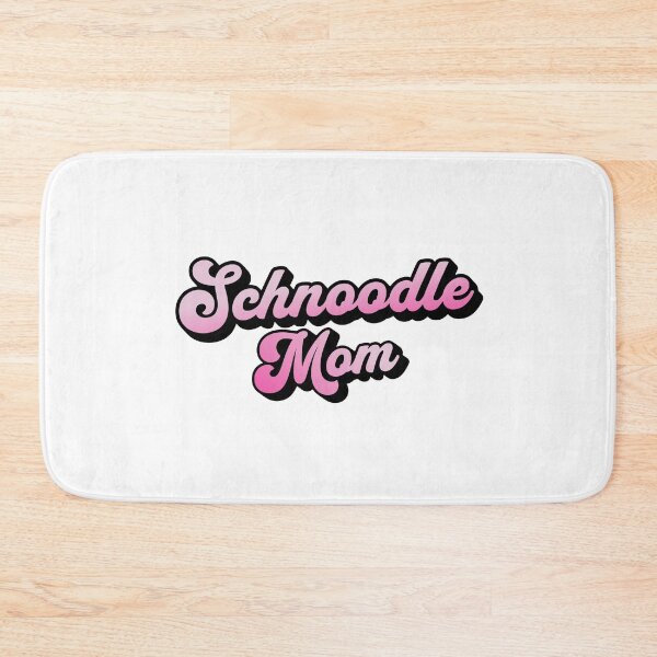 Item preview, Schnoodle Mom Cute Pink Cursive Summer Gift designed and sold by Guarddogdrive.