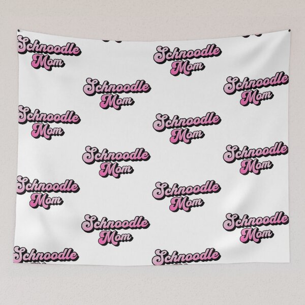 Item preview, Schnoodle Mom Cute Pink Cursive Summer Gift designed and sold by Guarddogdrive.