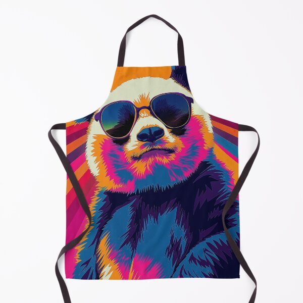 Item preview, Neon Vibes Panda – Psychedelic Pop Art designed and sold by djovan.