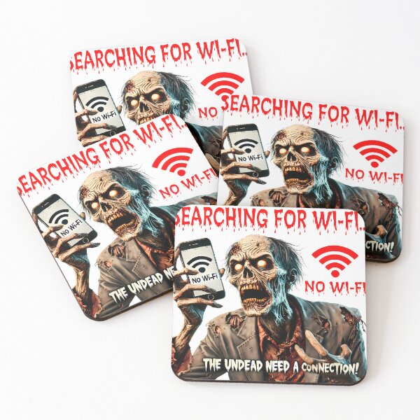 Item preview, Searching for Wi-Fi... No Connection! designed and sold by Drevorezkin.