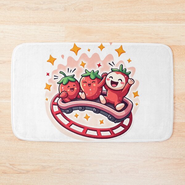 Item preview, Kawaii Strawberry Roller Coaster designed and sold by REBELIUM.