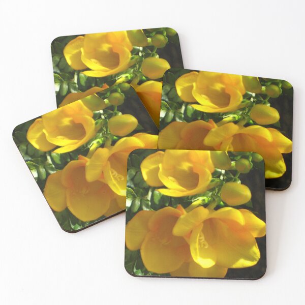 Item preview, Yellow Freesias Showing Joy, Happiness, and Friendship designed and sold by JoyousArt4u.