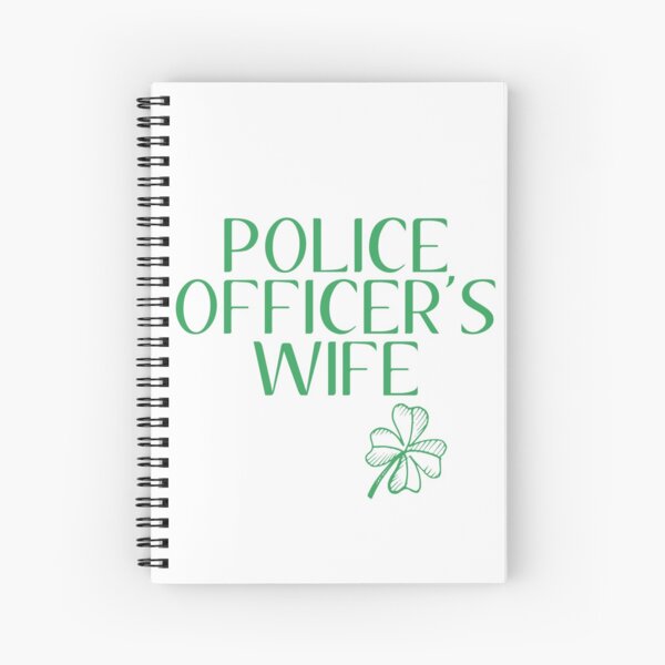 LUCKIEST POLICE OFFICERS WIFE Spiral Notebook