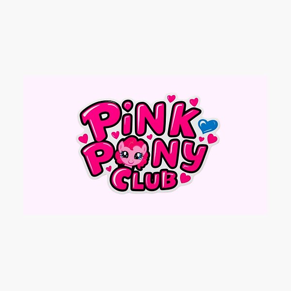 Item preview,  Kawaii Cartoon Pretty Pink Pony Club designed and sold by hannah01789.